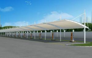 瓜州县膜结构停车棚